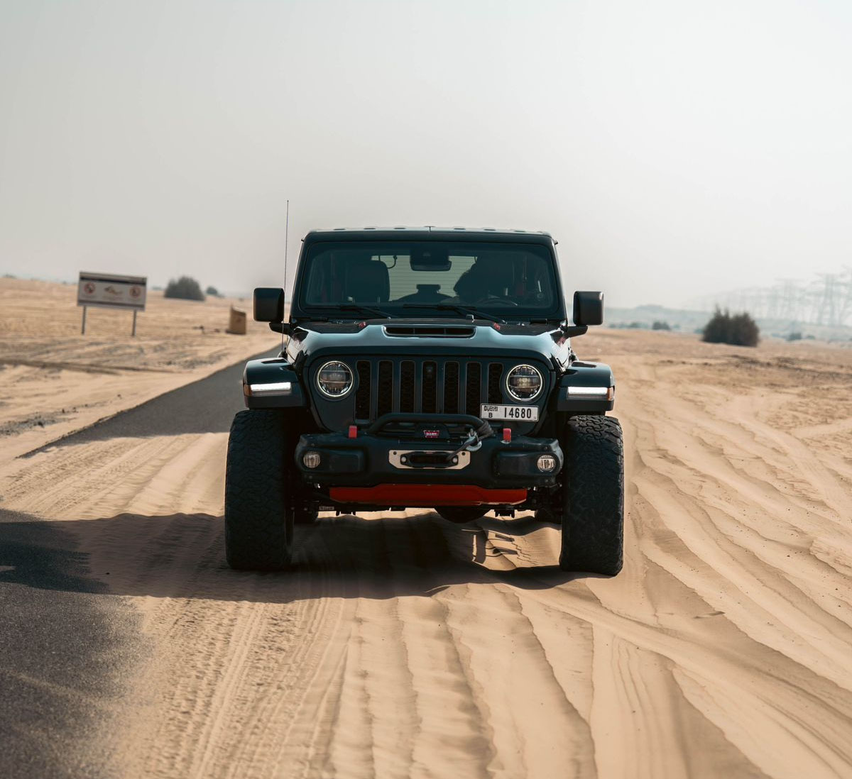 Rent Jeep Wrangler BLACK 2023 in Dubai , UAE 