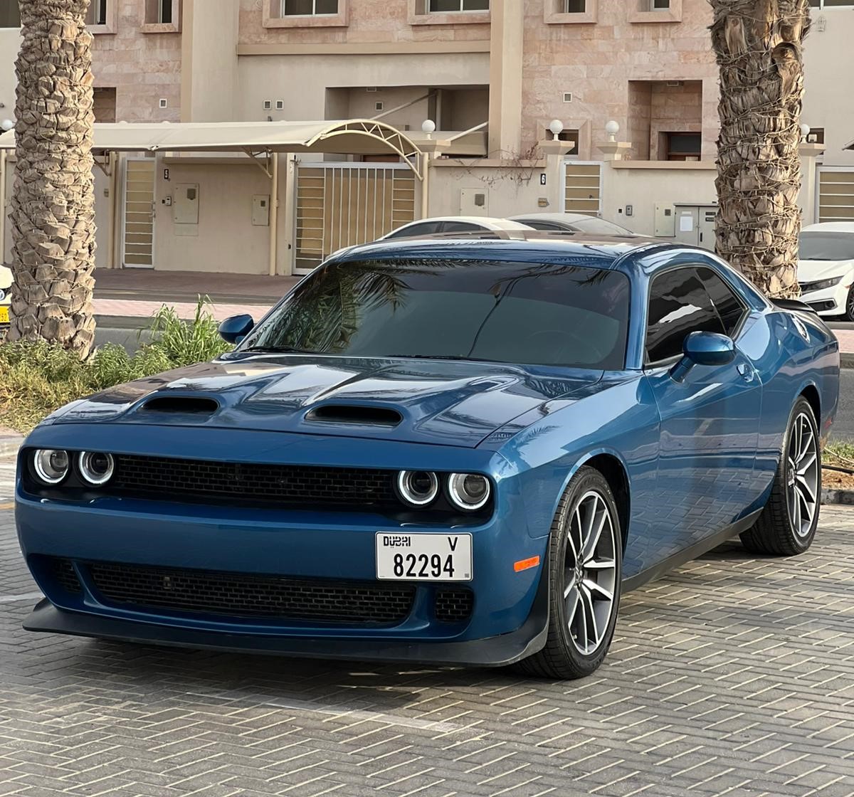 Rent Dodge Challenger BLUE 2023 in Dubai , UAE 