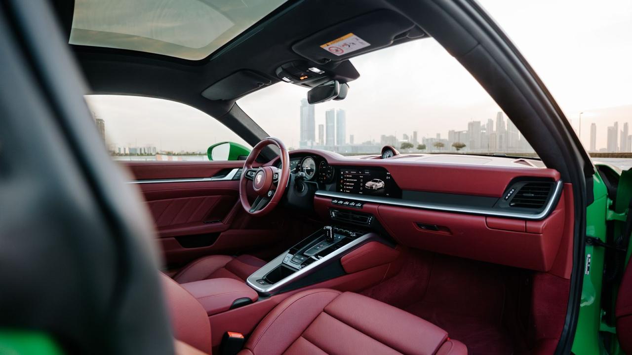 Rent Porsche 911 GT3 RS GREEN 2024 in Dubai , UAE 