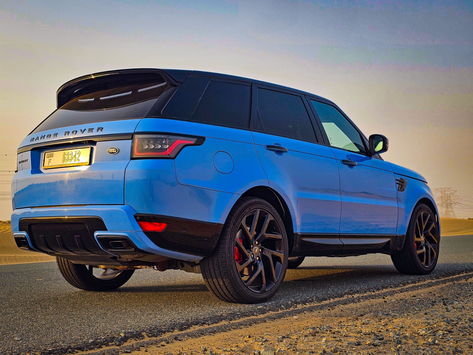 Rent Sport BLUE 2022 with chauffeur in Dubai , UAE 