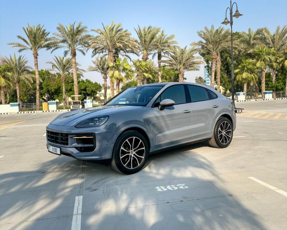 Rent Cayenne GREY 2024 with chauffeur in Dubai , UAE 