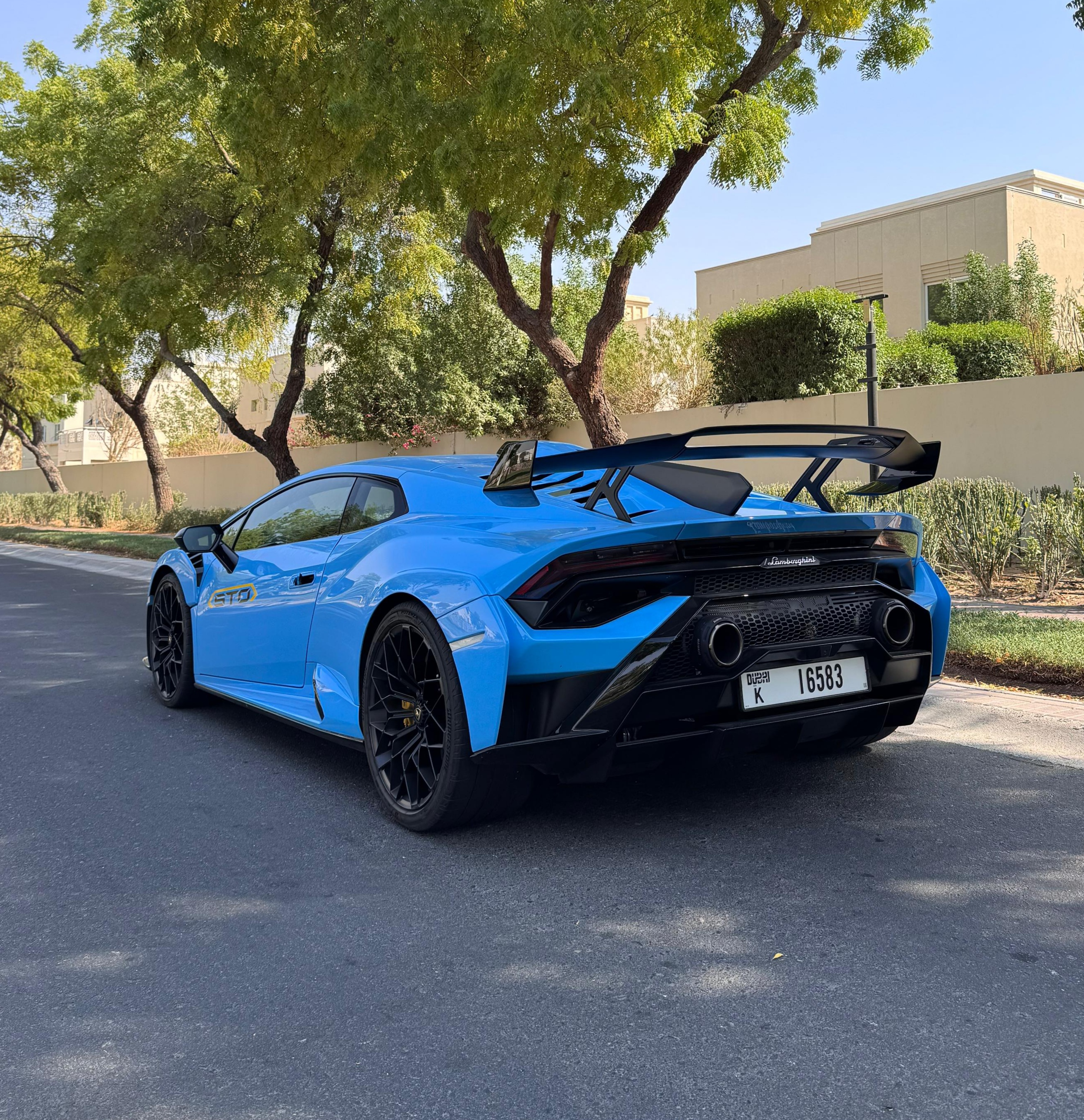 Rent Lamborghini Huracan STO BLUE 2024 in Dubai , UAE 