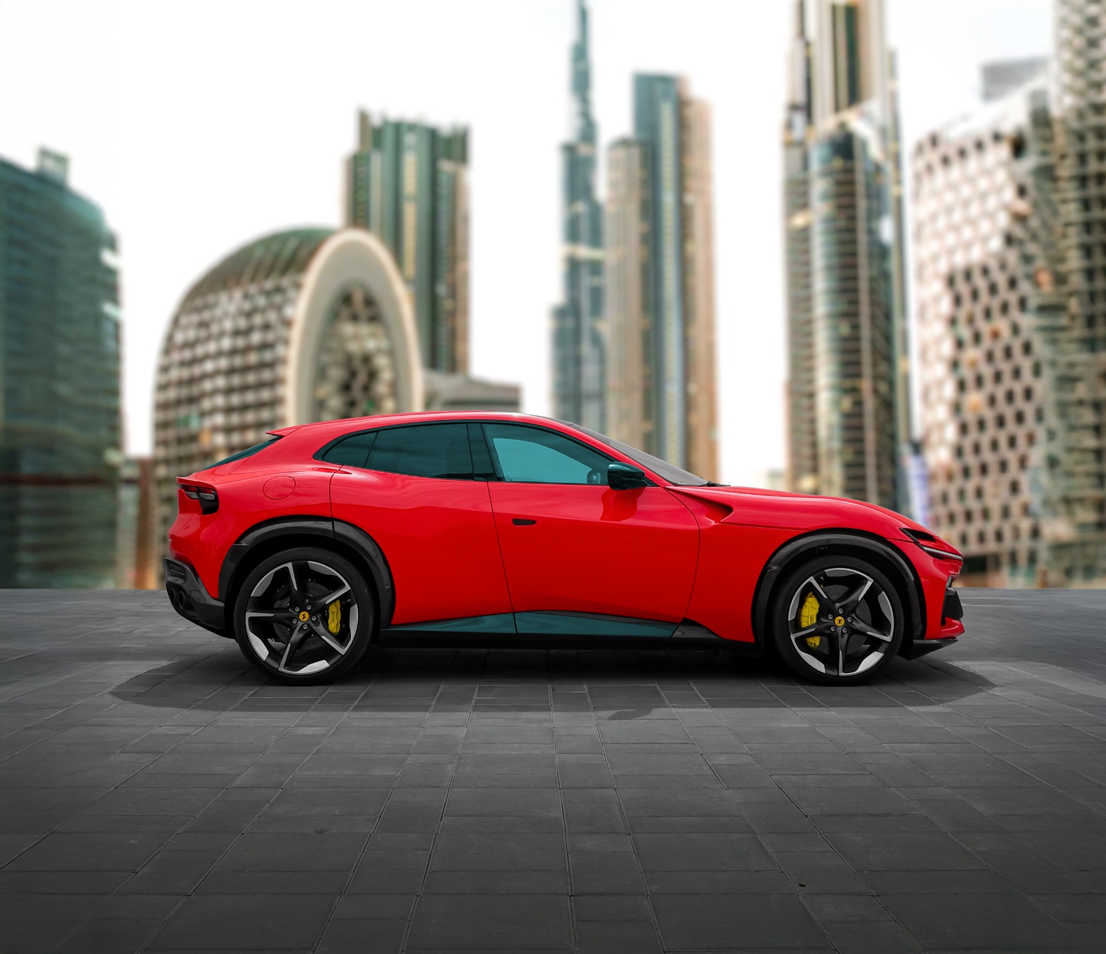 Rent Ferrari Purosangue RED 2025 in Dubai , UAE 