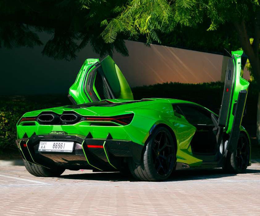 Rent Lamborghini Revuelto GREEN 2024 in Dubai , UAE 