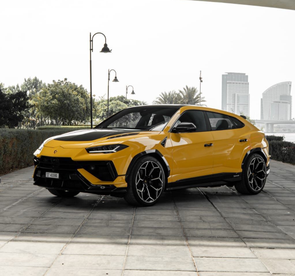 Rent Lamborghini Urus YELLOW 2023 in Dubai , UAE 