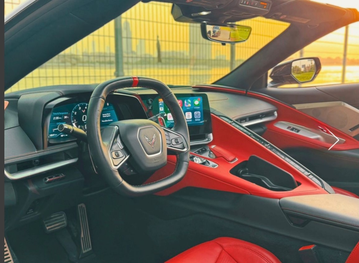 Rent Chevrolet Corvette BLACK 2023 in Dubai , UAE 