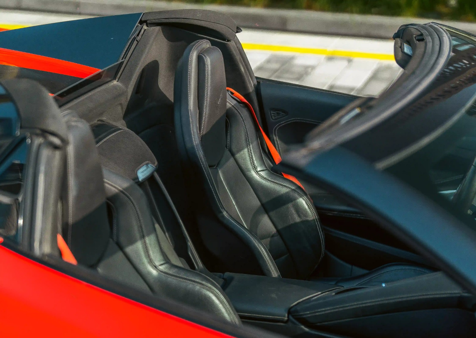 Rent Chevrolet Corvette RED 2021 in Dubai , UAE 