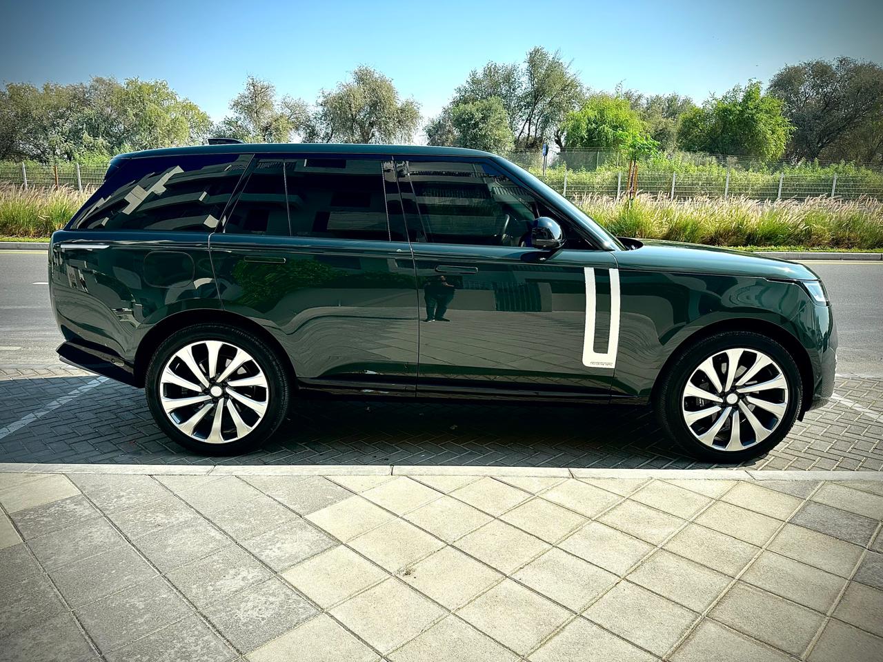 Rent Range-Rover Evoque GREEN 2025 in Dubai , UAE 