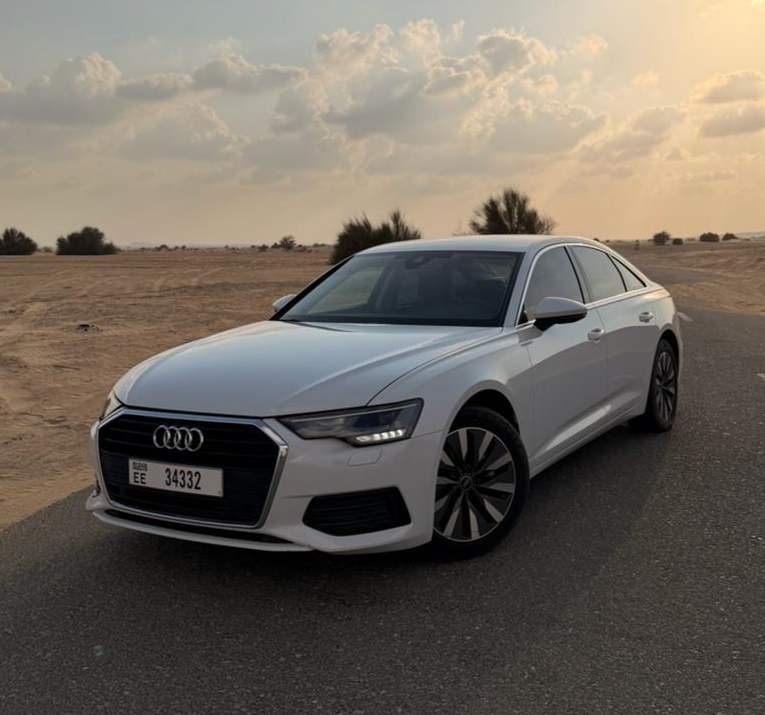 Rent Audi A6 WHITE 2023 in Dubai , UAE 
