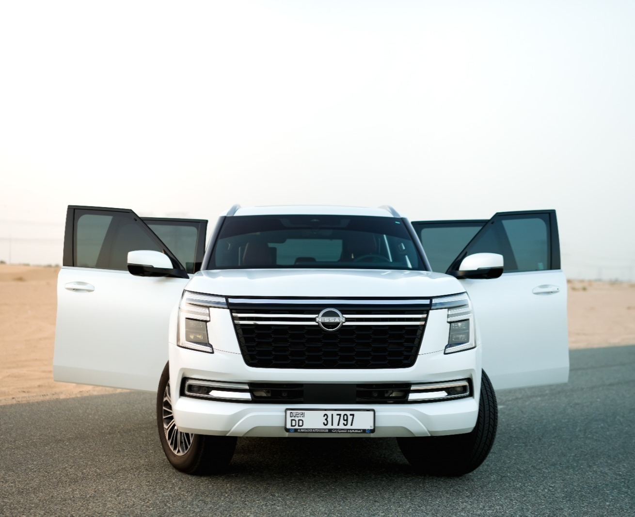 Rent Nissan Patrol WHITE 2025 in Dubai , UAE 