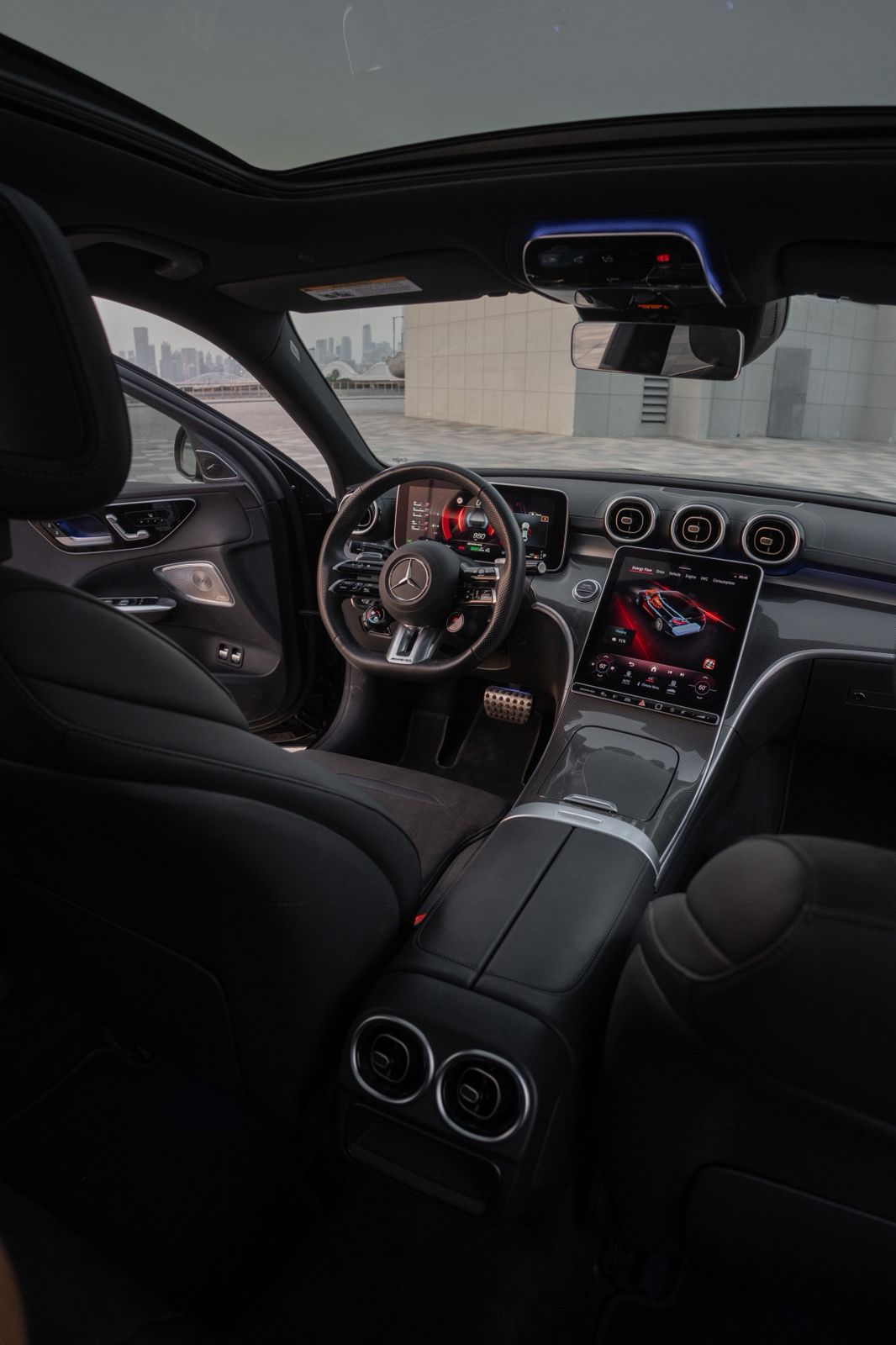 Rent Mercedes-Benz C-class BLACK 2025 in Dubai , UAE 