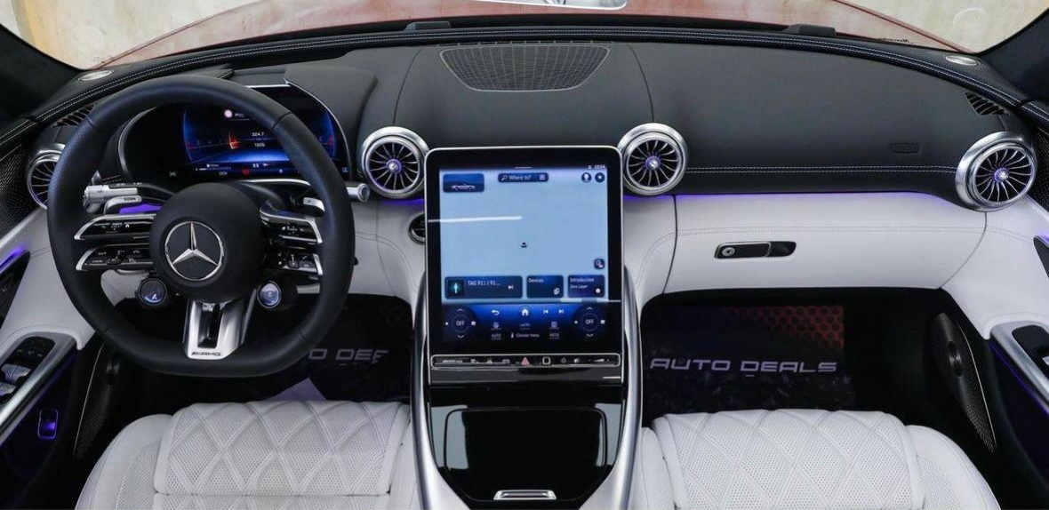 Rent Mercedes-Benz Sl RED 2024 in Dubai , UAE 