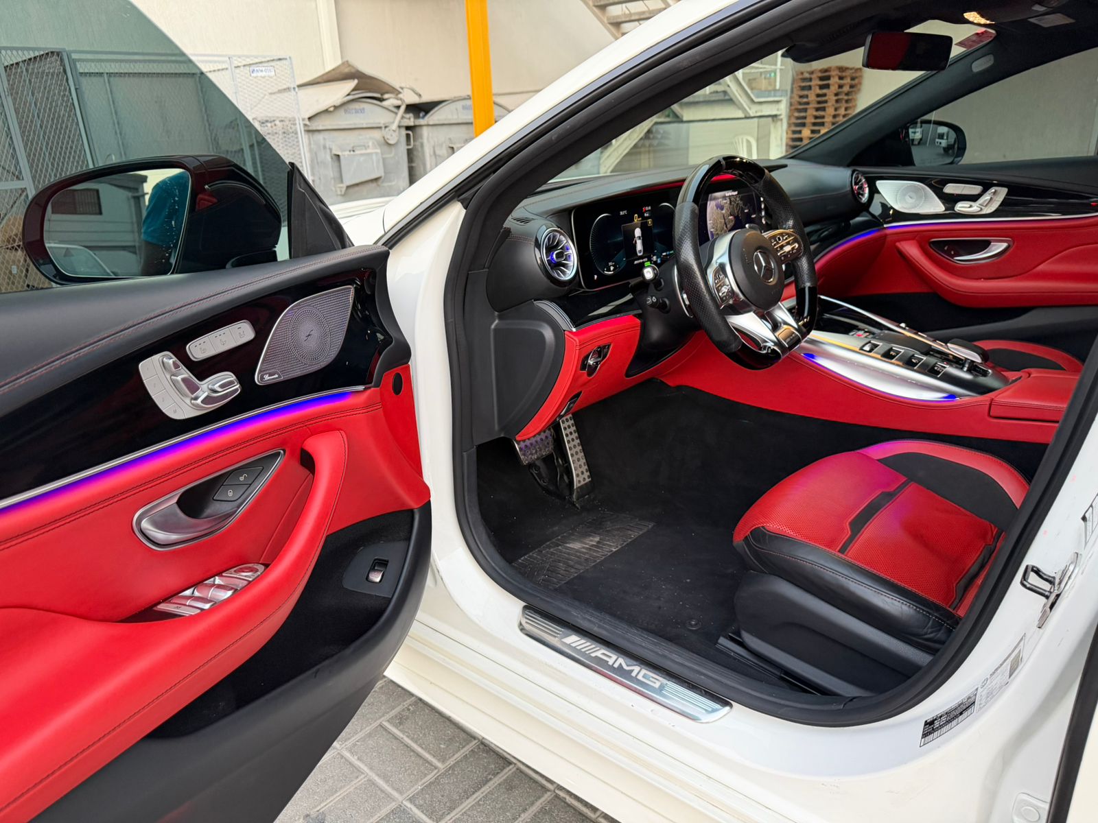 Rent Mercedes-Benz Gt WHITE 2021 in Dubai , UAE 