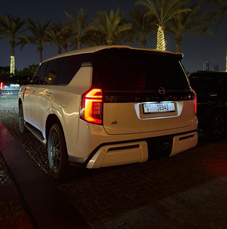 Rent Nissan Patrol WHITE 2026 in Dubai , UAE 