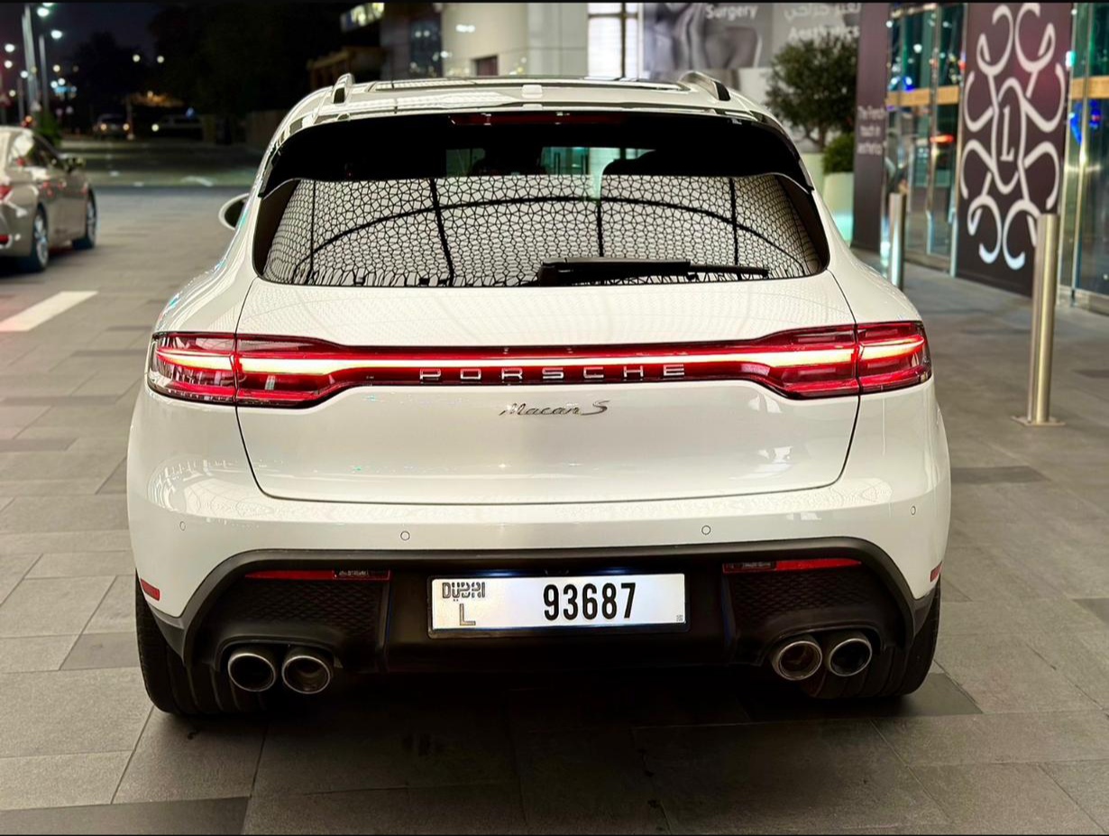 Rent Porsche Mecan WHITE 2023 in Dubai , UAE 