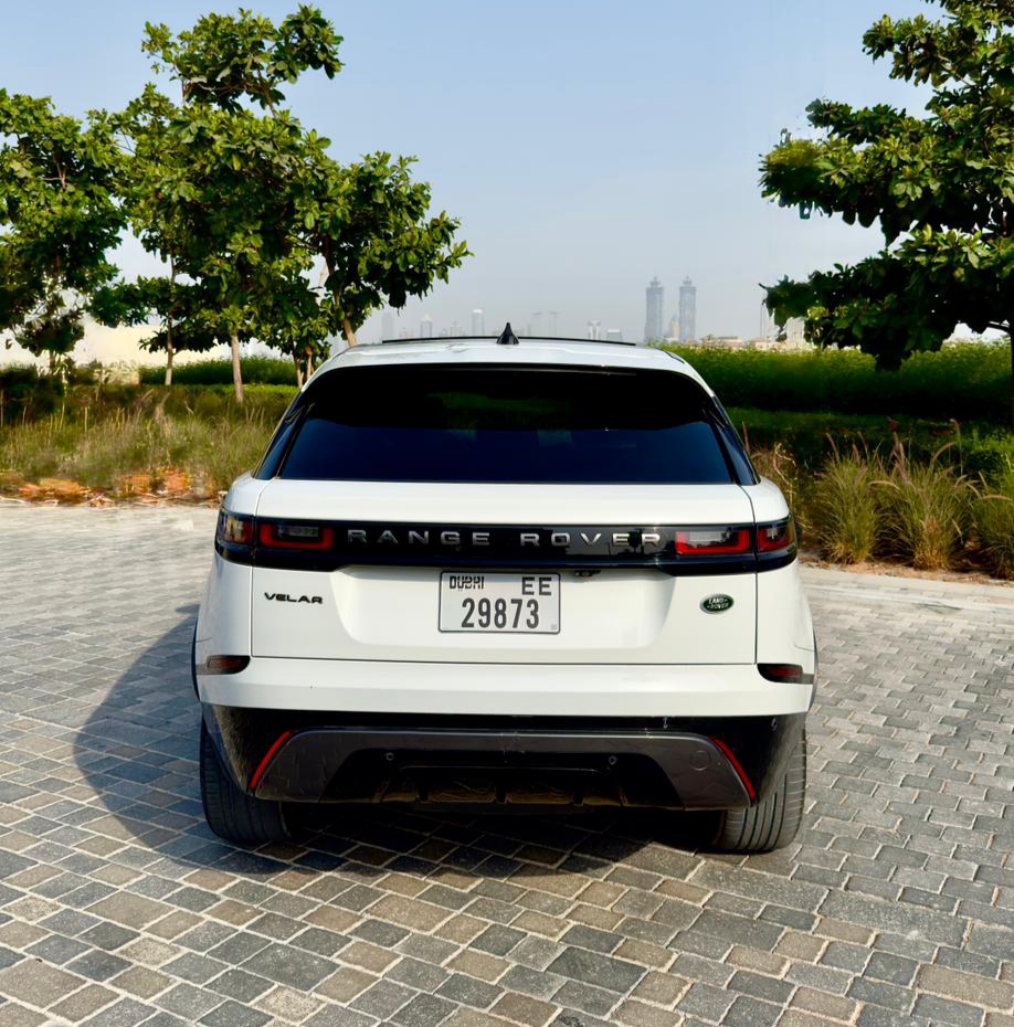 Rent Range-Rover Velar WHITE 2022 in Dubai , UAE 