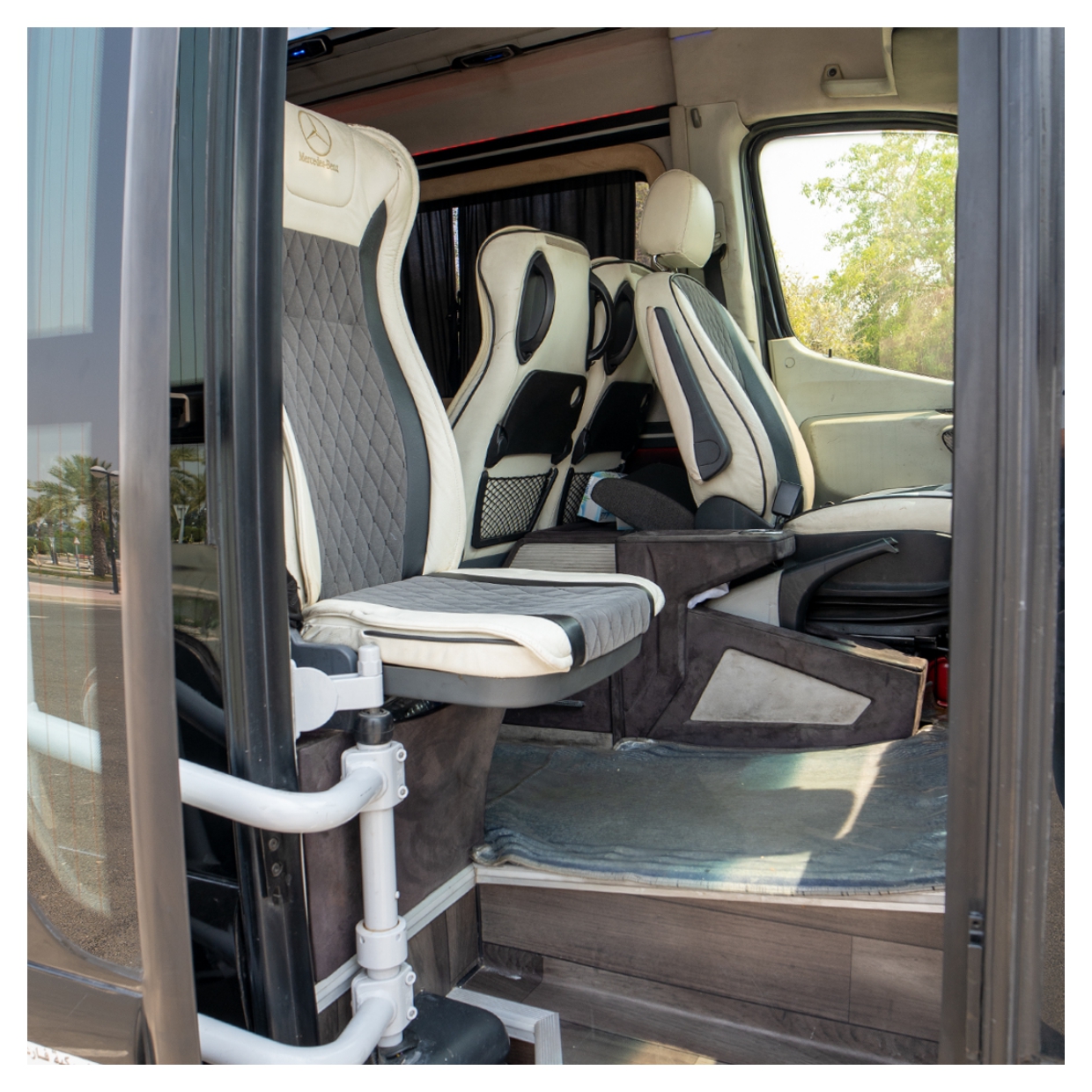 Rent VIP Sprinter 16 Seater BLACK 2025 with chauffeur in Dubai , UAE 
