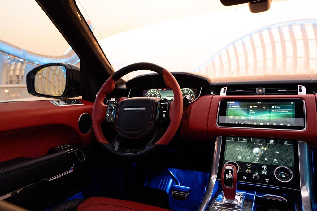 Rent Range-Rover Svr BLUE 2022 in Dubai , UAE 