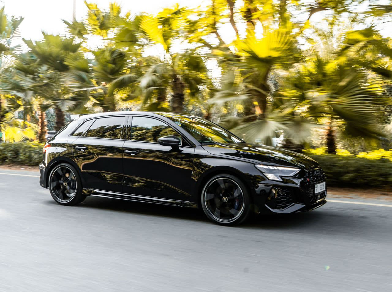 Rent Audi Rs3 BLACK 2023 in Dubai , UAE 