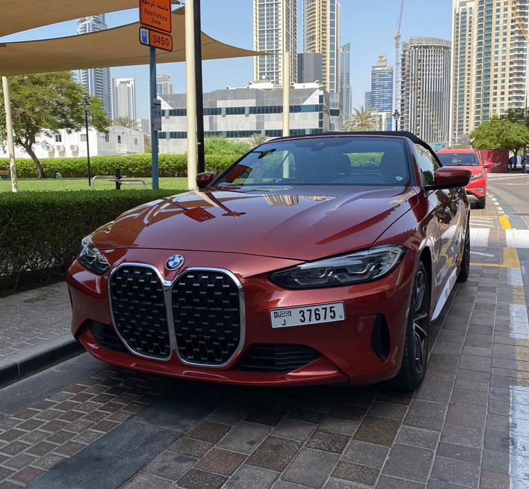 Rent Bmw Series 3 RED 2023 in Dubai , UAE 