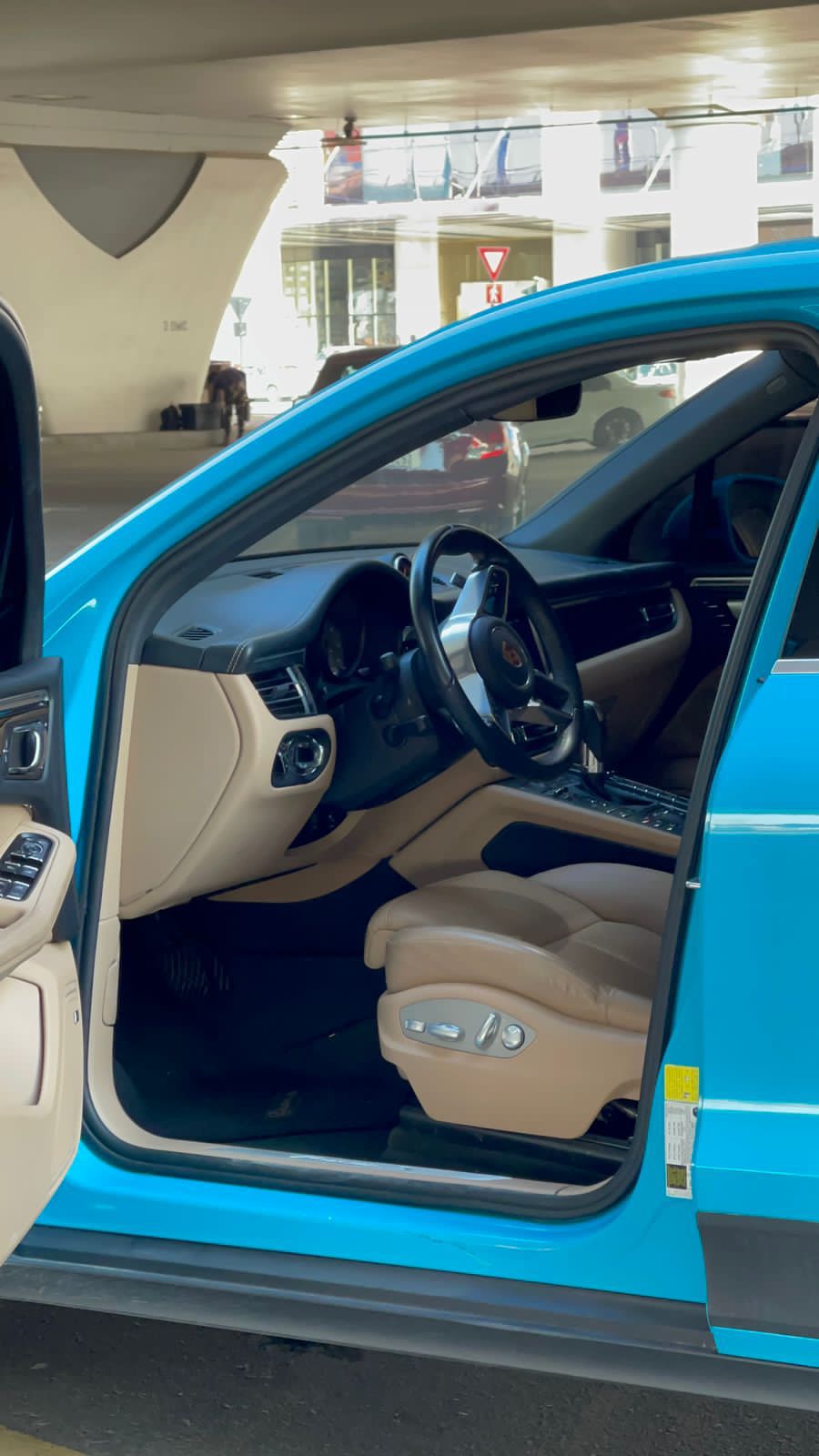 Rent Porsche Mecan BLUE 2023 in Dubai , UAE 