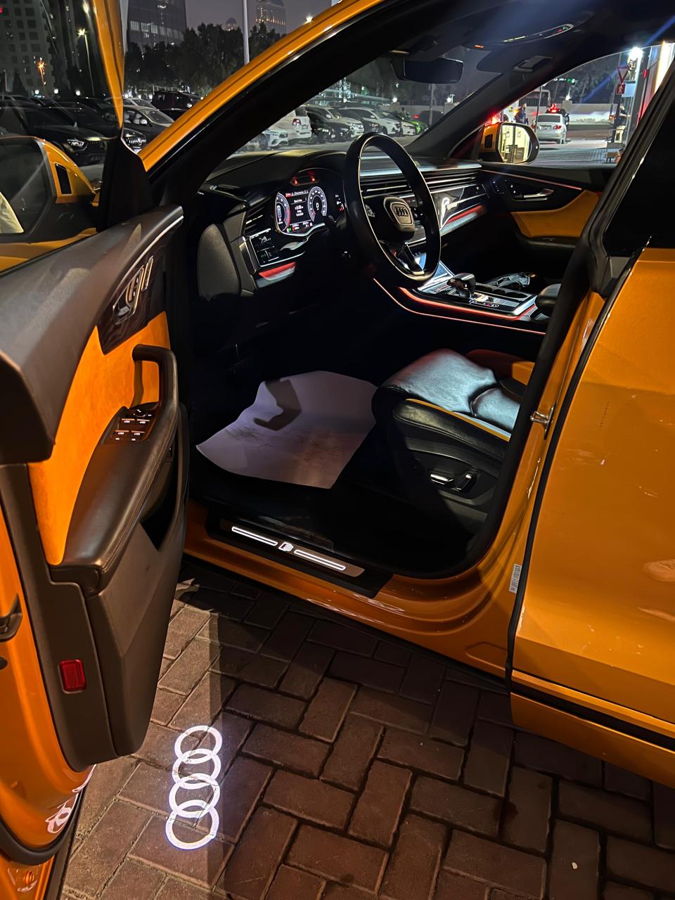 Rent Audi Q8 GOLDEN 2023 in Dubai , UAE 