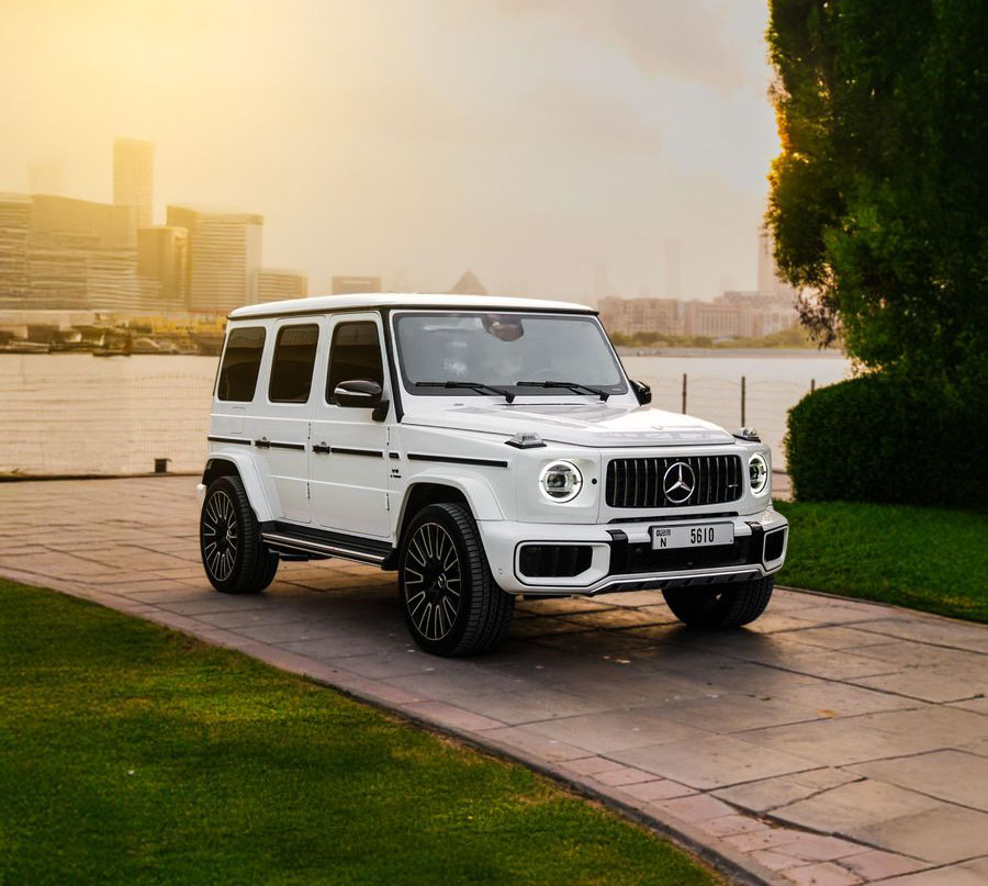 Rent Mercedes-Benz G-class WHITE 2025 in Dubai , UAE 