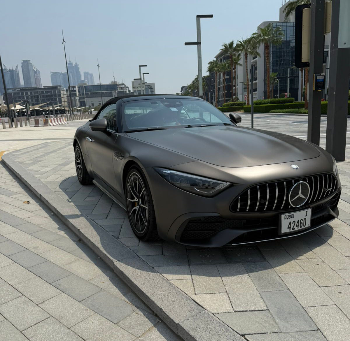 Rent Mercedes-Benz Sl GREY 2023 in Dubai , UAE 