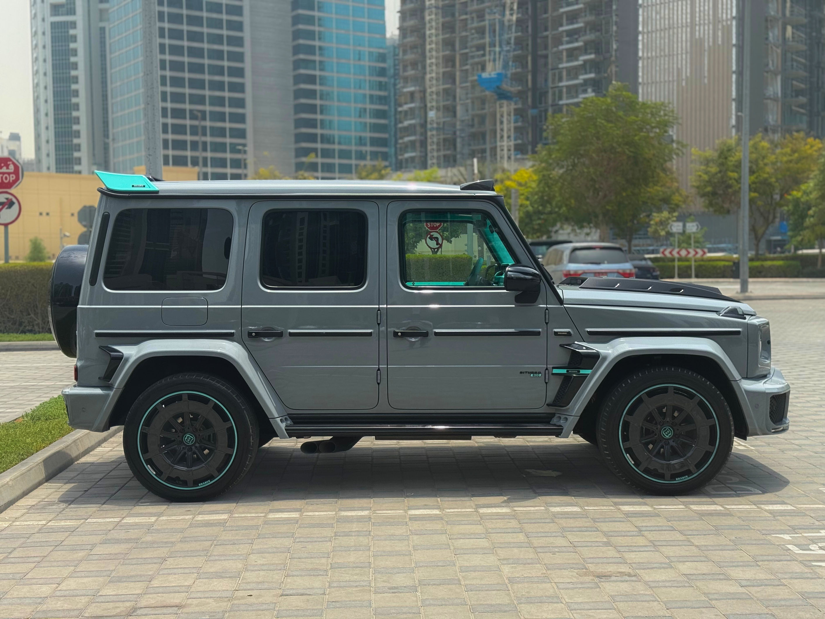 Rent Mercedes-Benz AMG G800 Brabus GREY 2024 in Dubai , UAE 