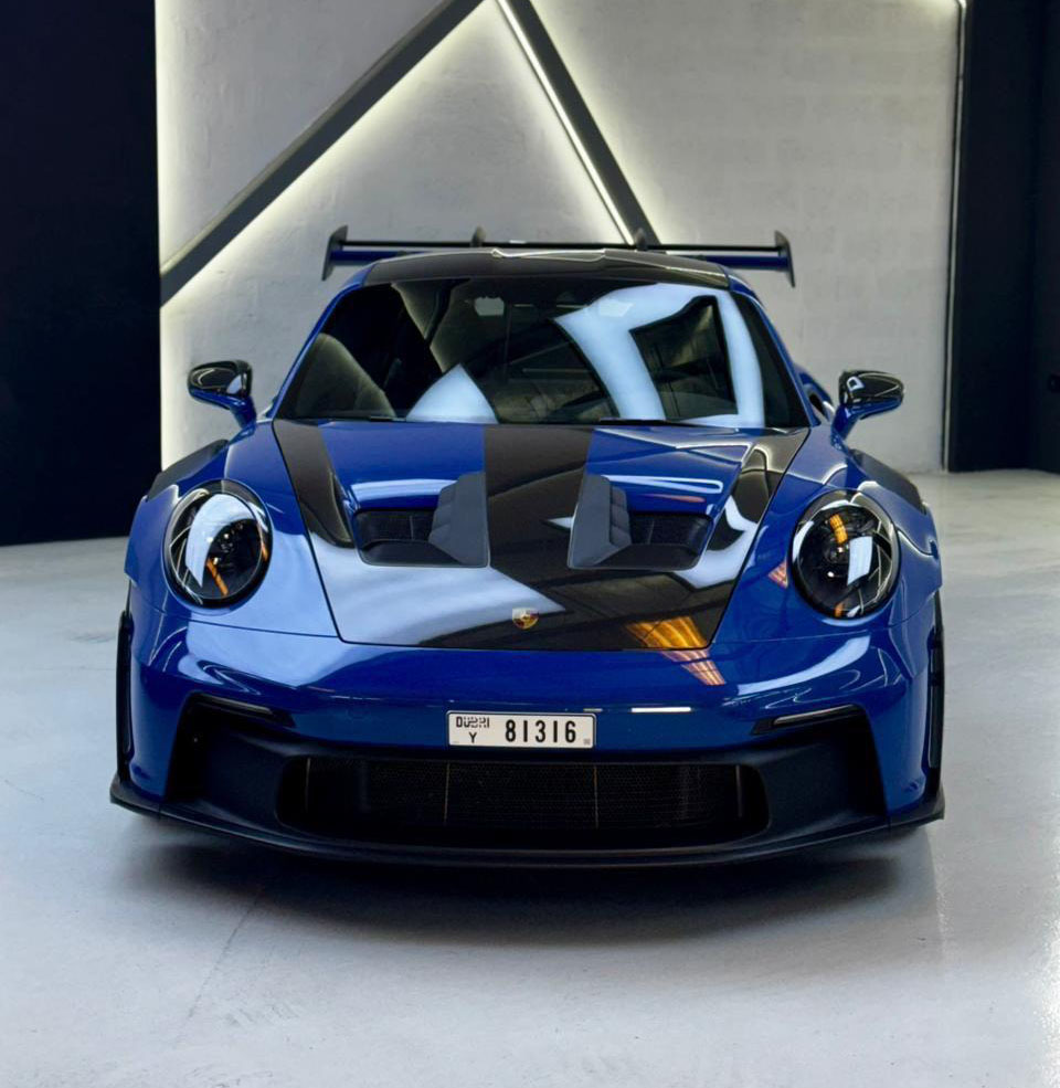 Rent Porsche 911 GT3 RS BLUE 2025 in Dubai , UAE 
