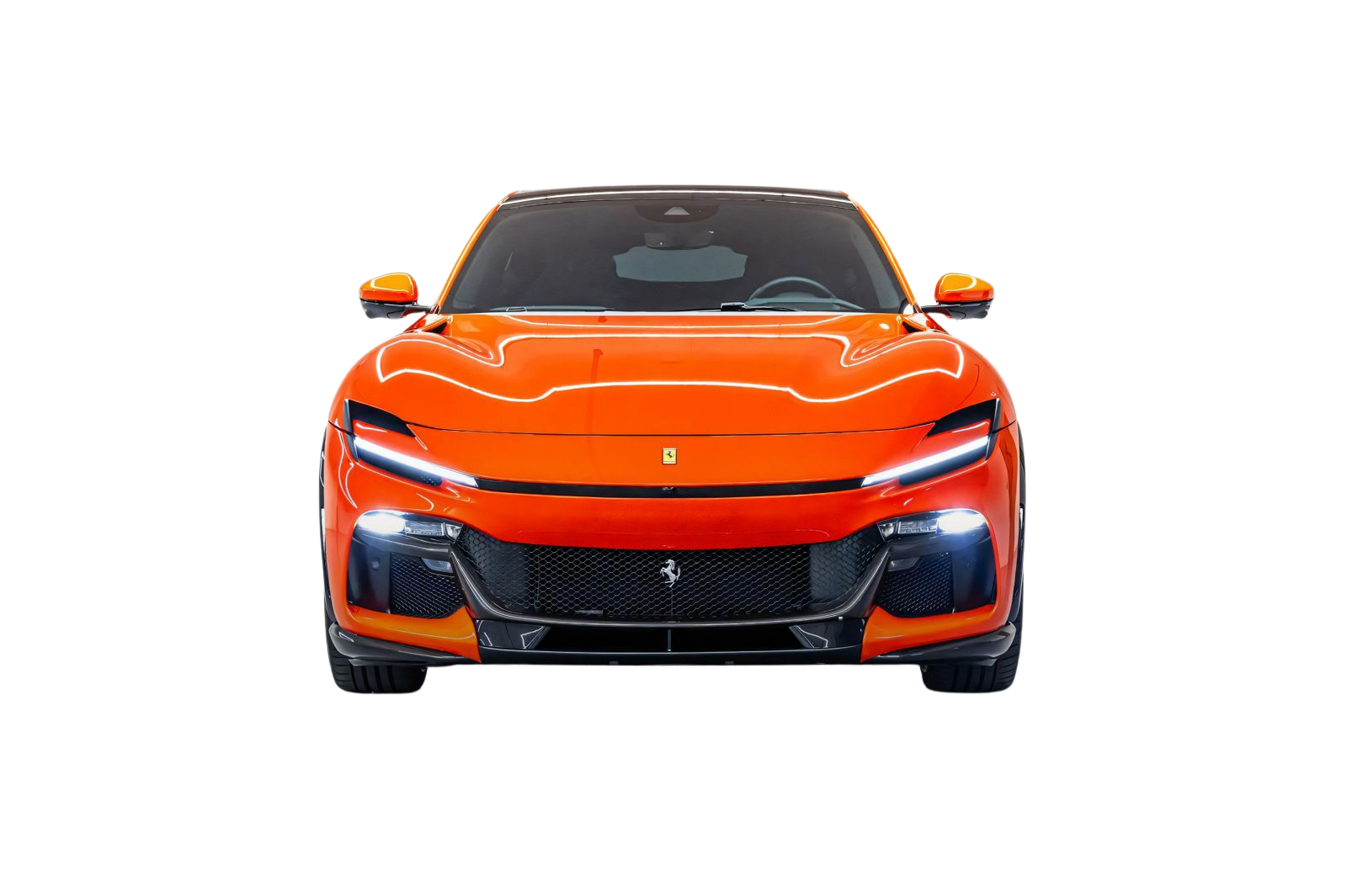 Rent Ferrari Purosangue ORANGE 2024 in Dubai , UAE 