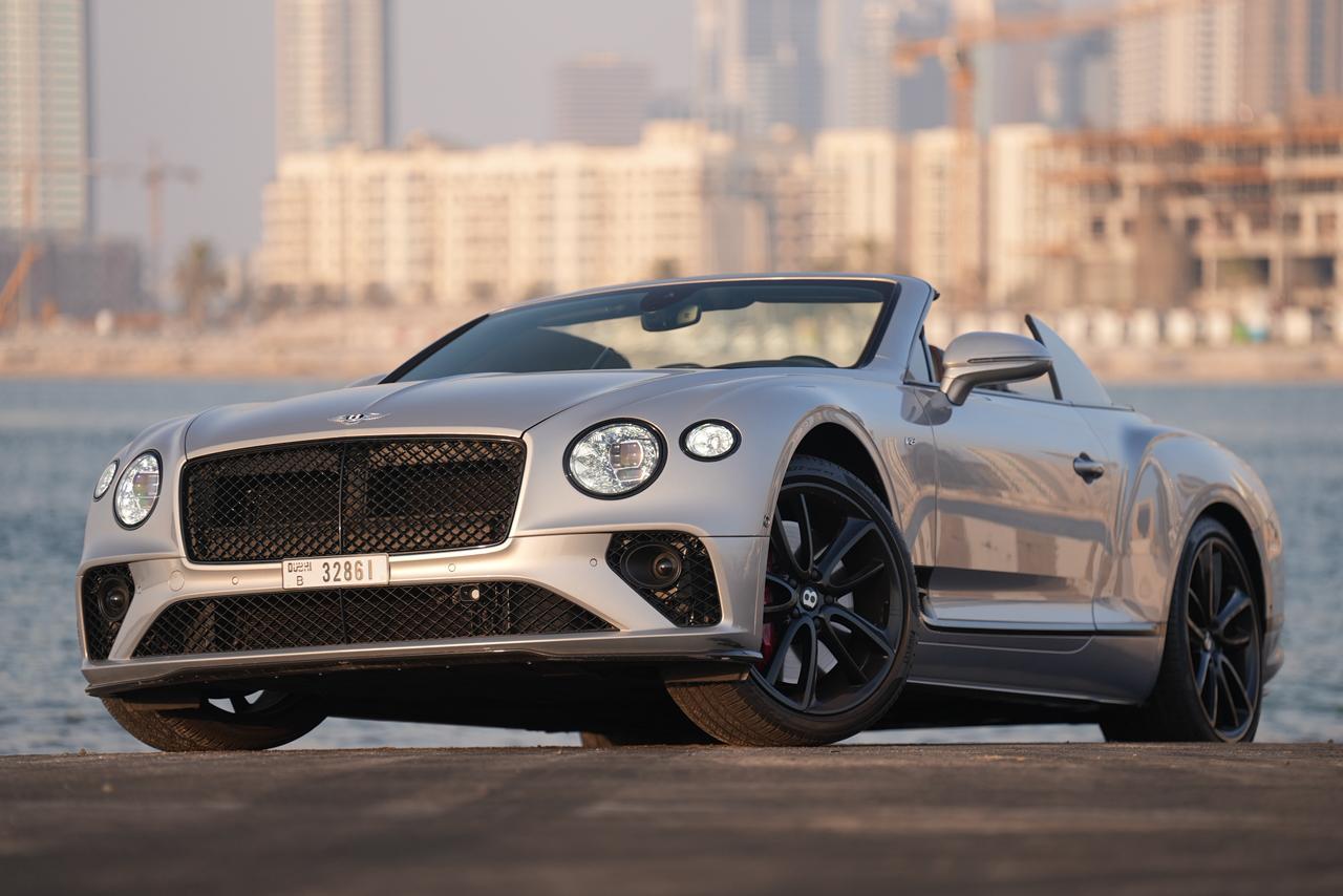 Rent Bentley Continental  Silver 2023 in Dubai , UAE 