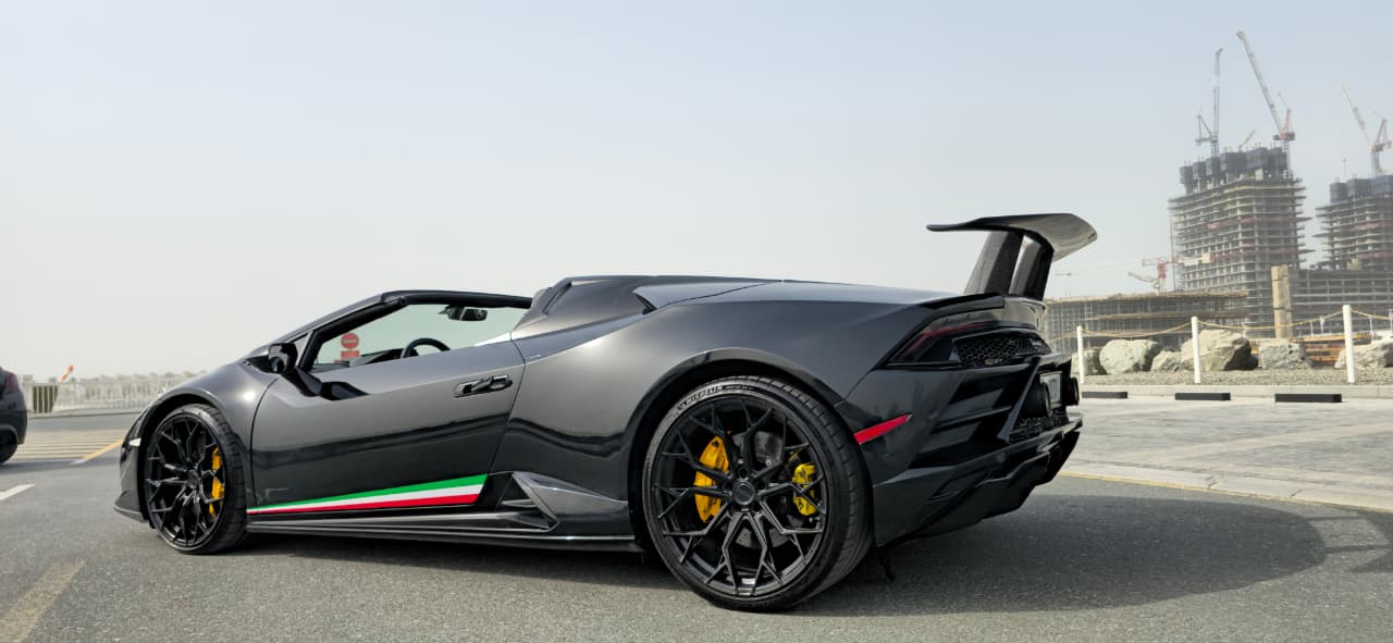 Rent Lamborghini Huracan BLACK 2022 in Dubai , UAE 
