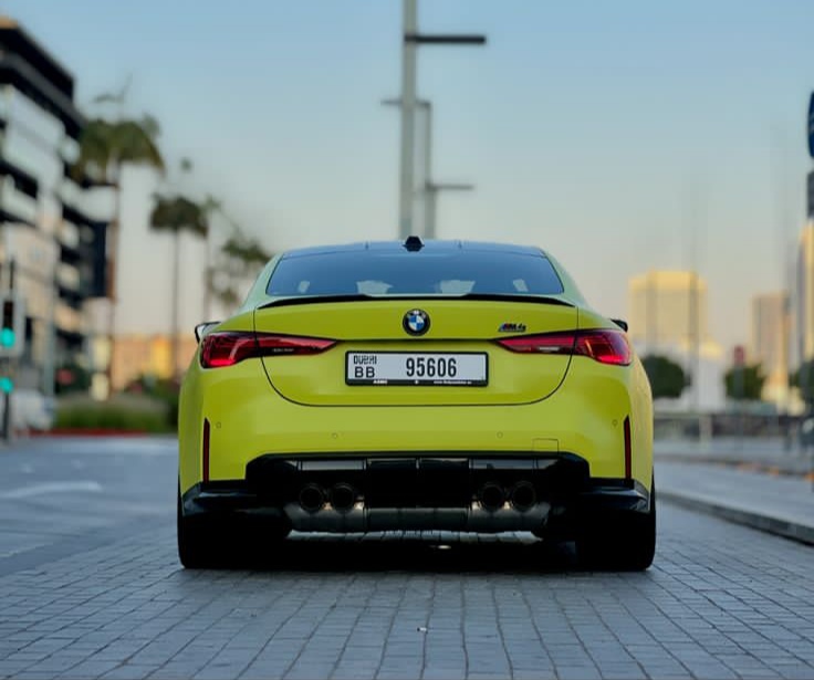 Rent Series 4 YELLOW 2025 with chauffeur in Dubai , UAE 