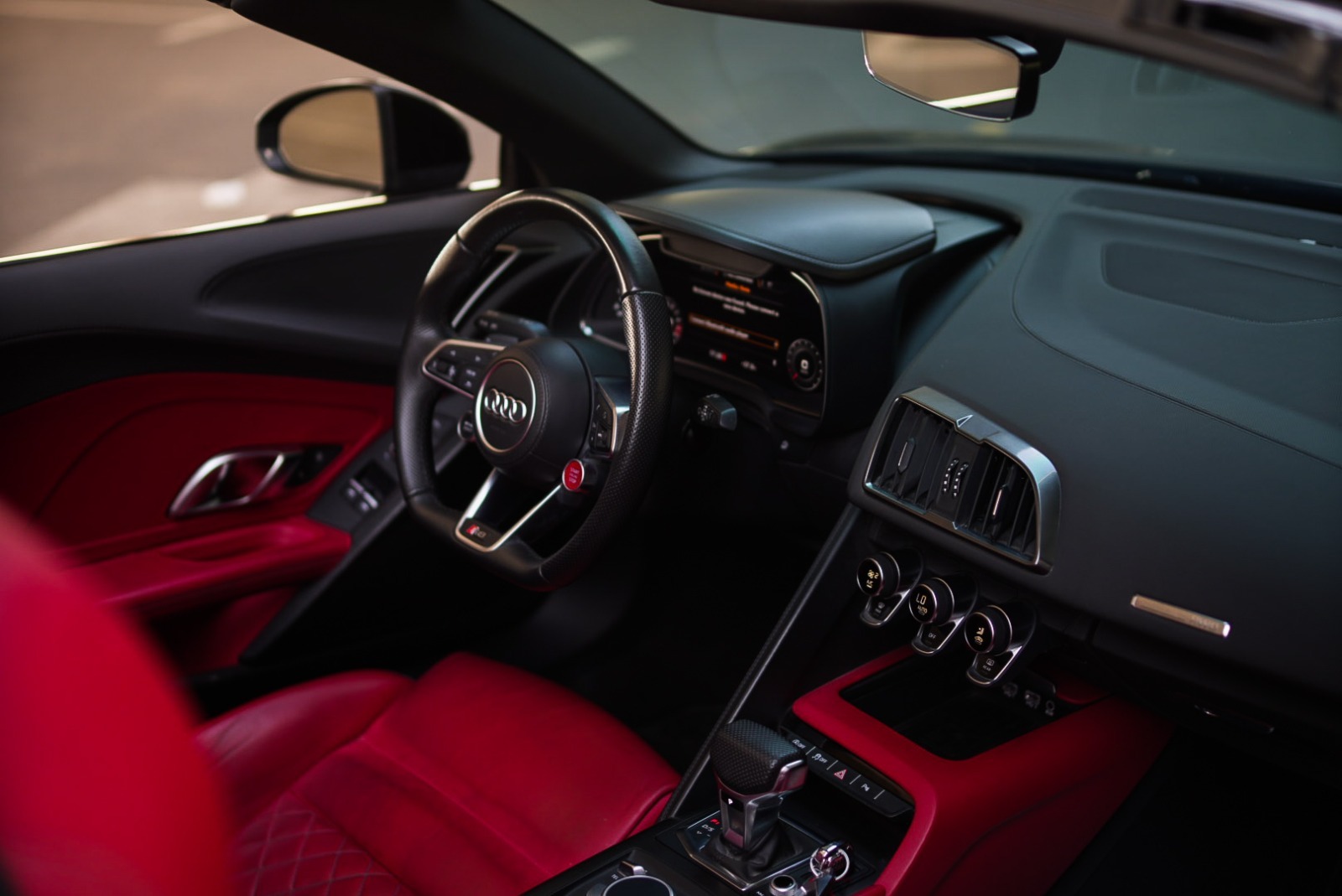Rent Audi R8 BLACK 2023 in Dubai , UAE 