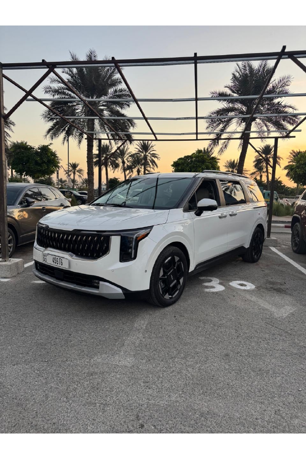 Rent Kia Carnival WHITE 2025 in Dubai , UAE 