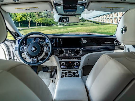 Rent Rolls-Royce Ghost WHITE 2021 in Dubai , UAE 
