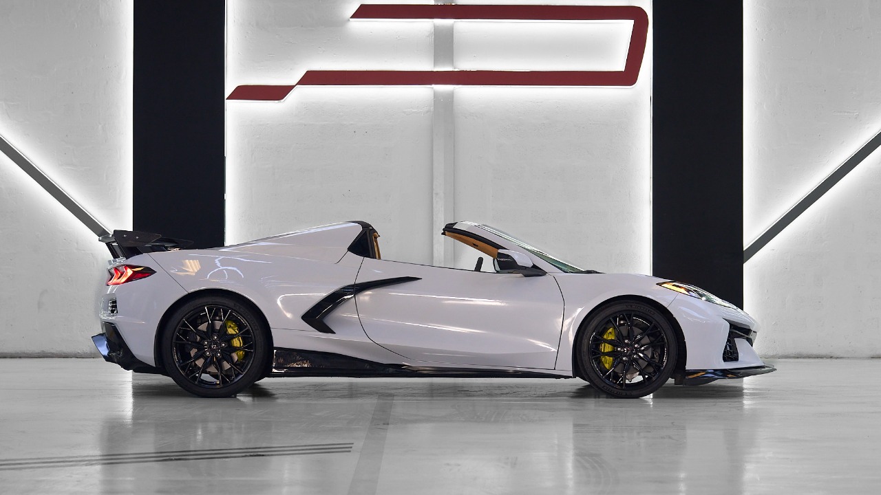 Rent Chevrolet Corvette WHITE 2023 in Dubai , UAE 
