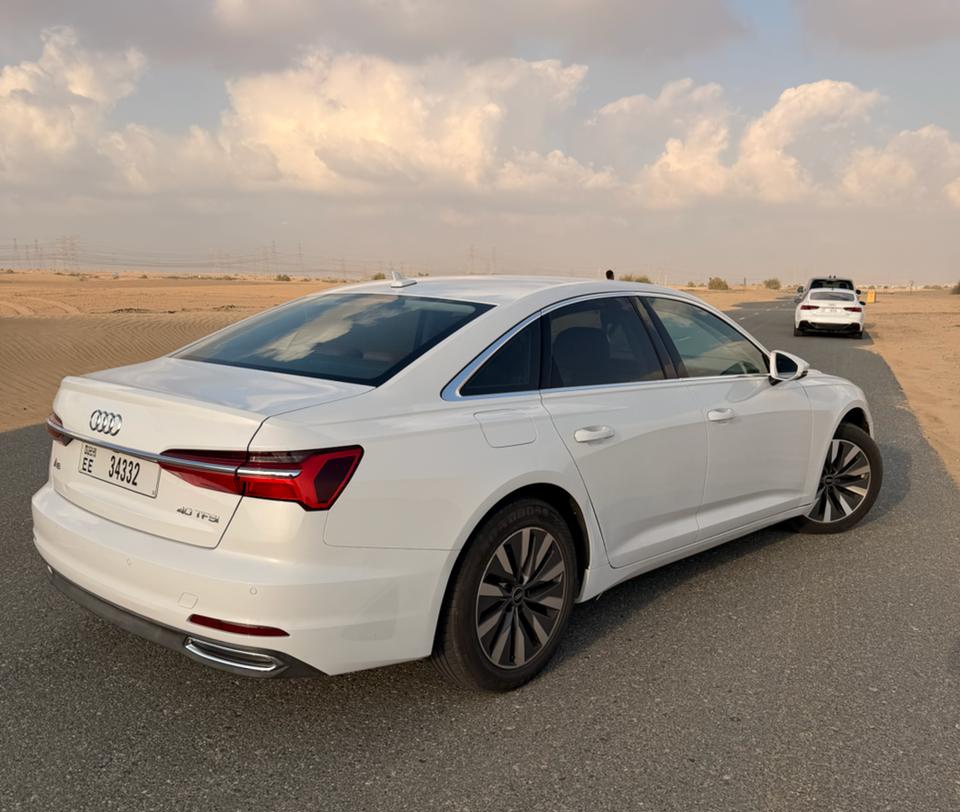 Rent Audi A6 WHITE 2023 in Dubai , UAE 