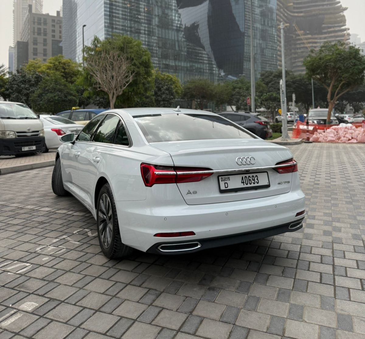 Rent Audi A6 WHITE 2022 in Dubai , UAE 