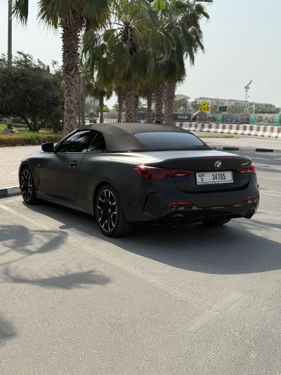 Rent Bmw Series 4 BLACK 2025 in Dubai , UAE 