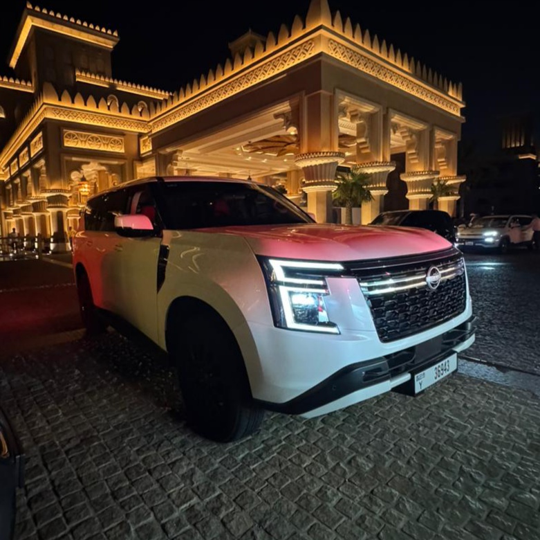 Rent Nissan Patrol WHITE 2026 in Dubai , UAE 