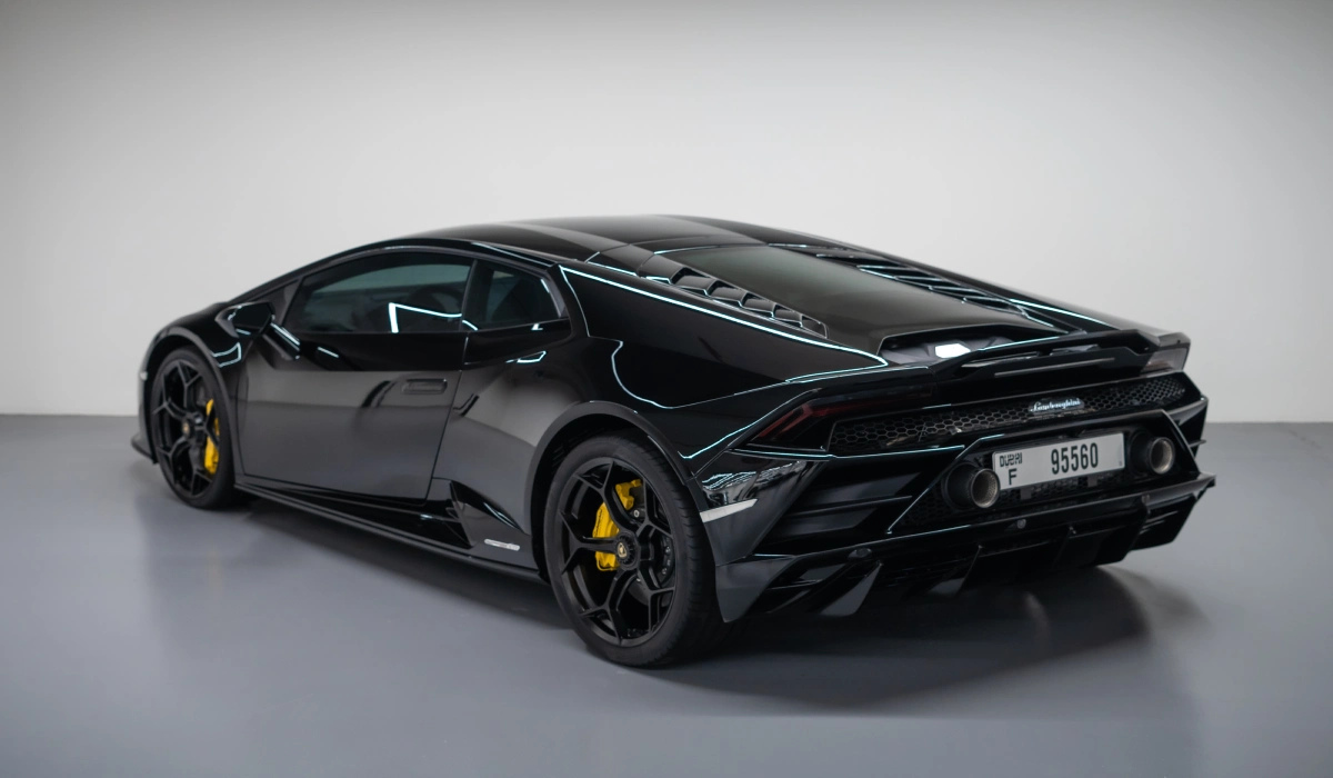 Rent Lamborghini Huracan BLACK 2022 in Dubai , UAE 