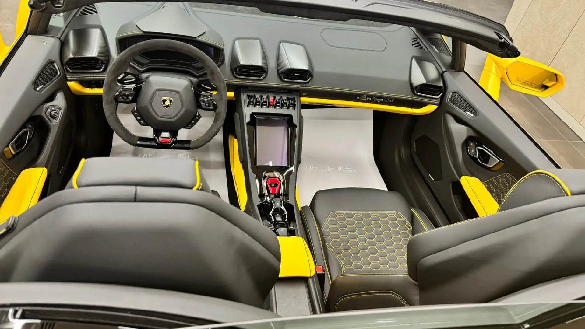 Rent Lamborghini Evo YELLOW 2023 in Dubai , UAE 