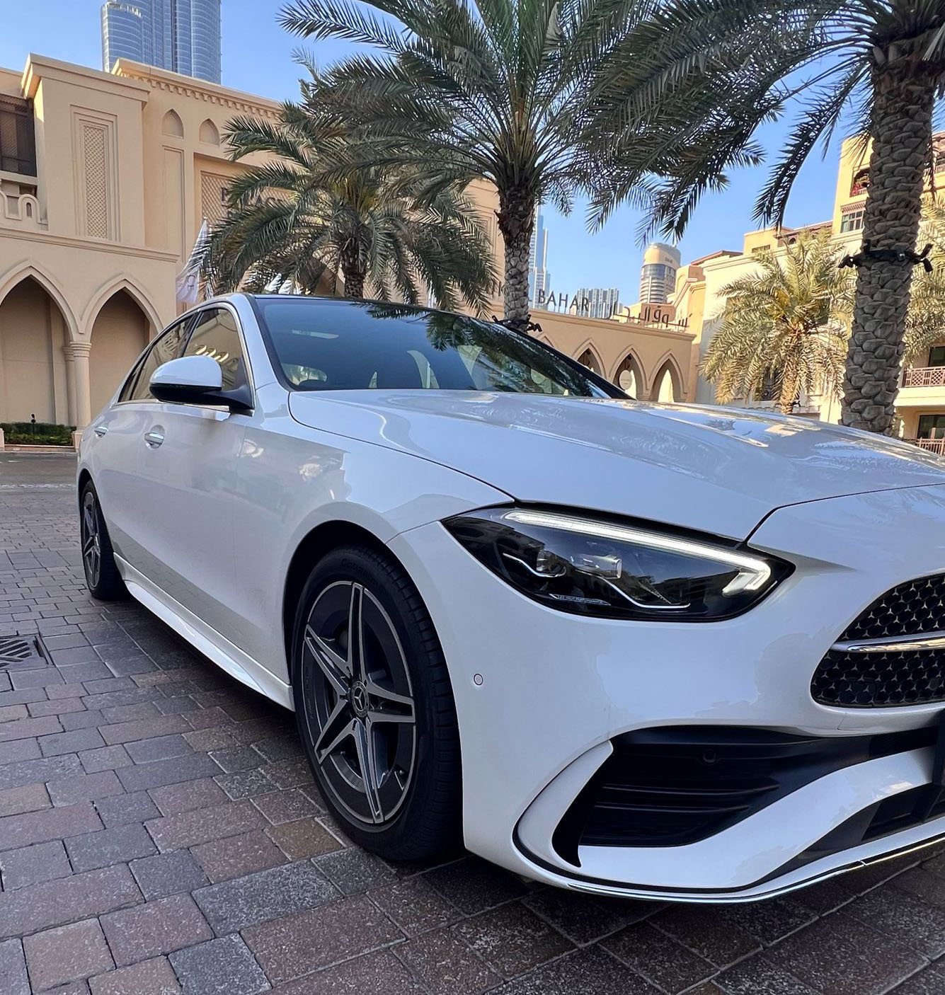 Rent Mercedes-Benz C-class WHITE 2023 in Dubai , UAE 