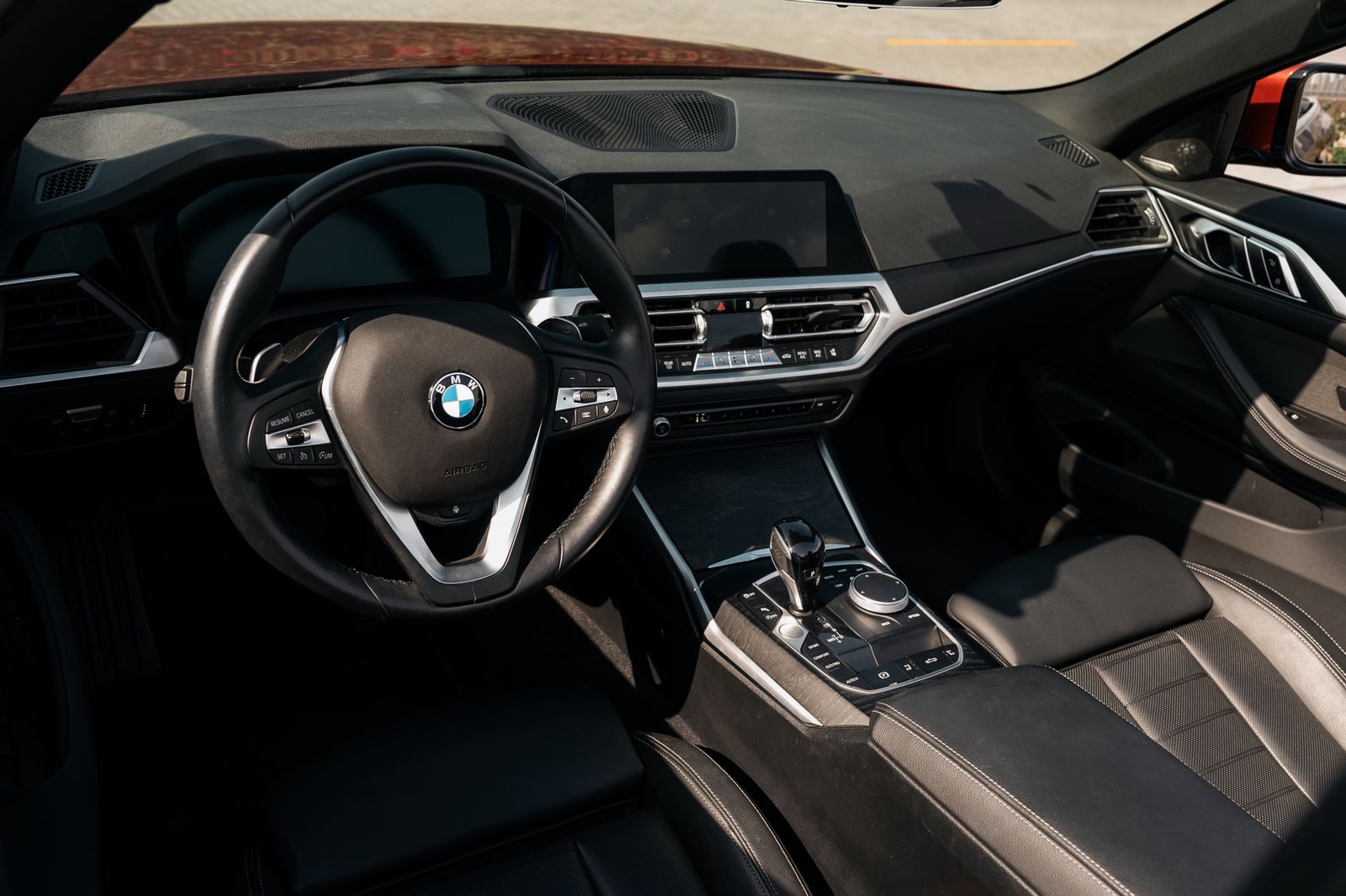 Rent Bmw Series 4 ORANGE 2023 in Dubai , UAE 