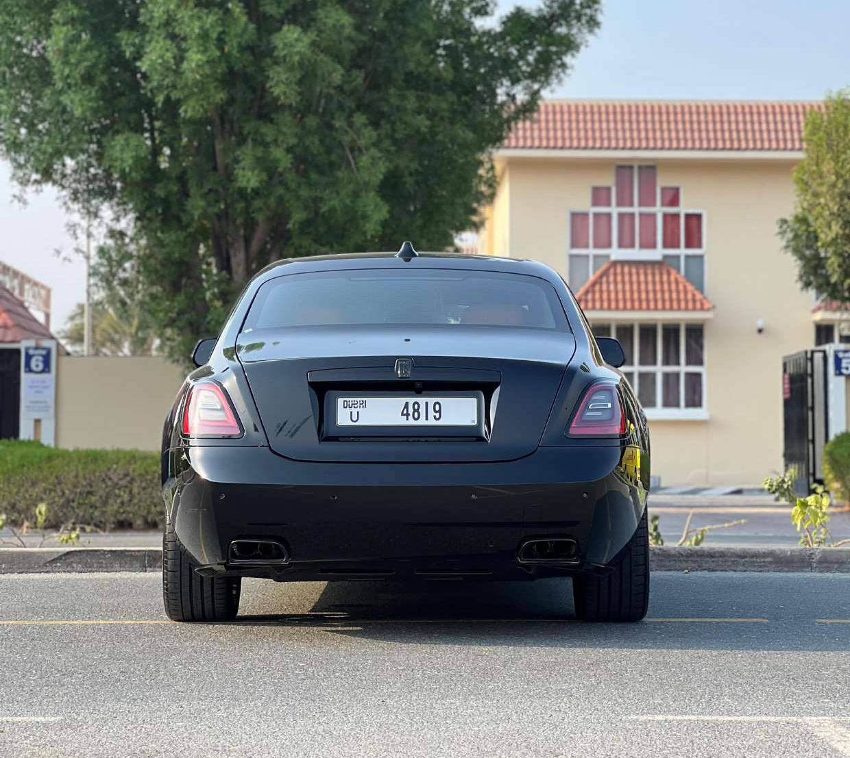 Rent Rolls-Royce Ghost BLACK 2023 in Dubai , UAE 