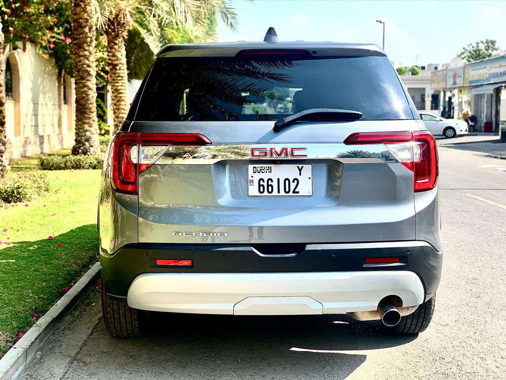 Rent GMC Acadia  Silver 2022 in Dubai , UAE 