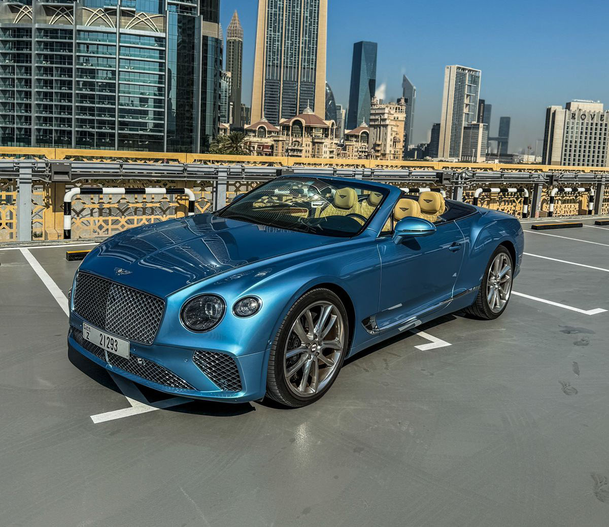 Rent Bentley Continental BLUE 2023 in Dubai , UAE 