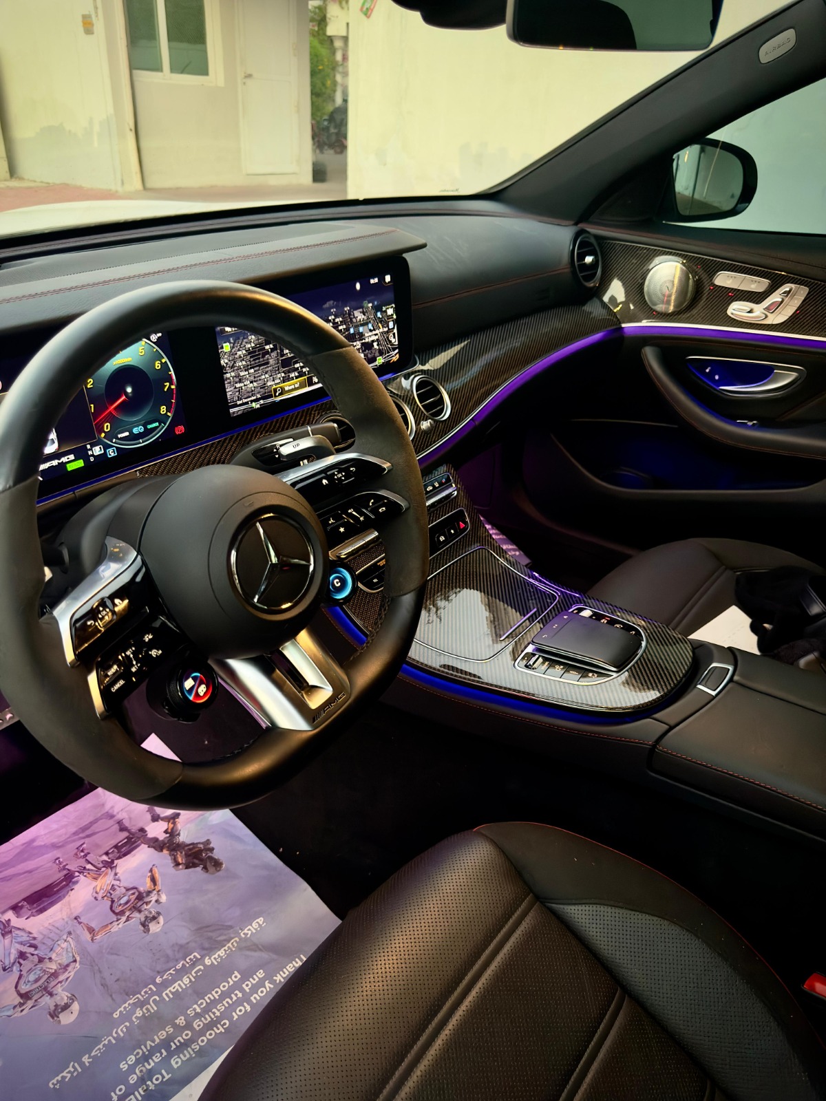 Rent E-class WHITE 2022 with chauffeur in Dubai , UAE 